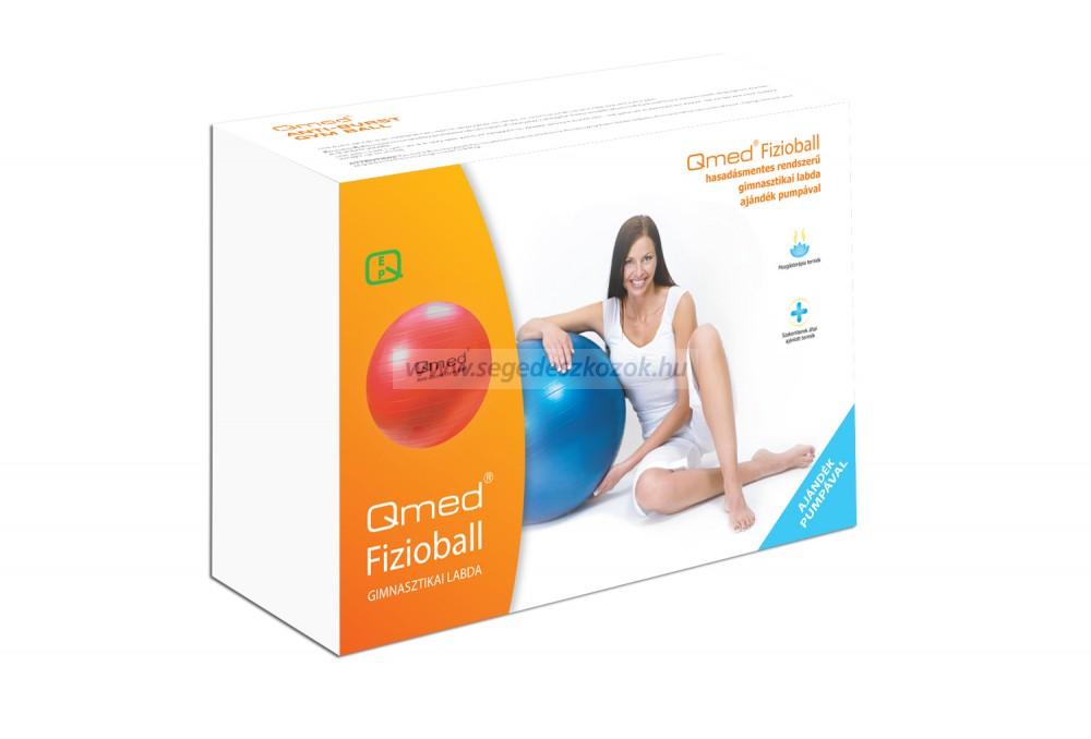 QMED Gimnasztikai Labda (Fizioball - Fitness ) (75cm) kék (Utolsó darabos akció!) 