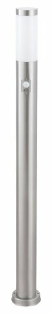 Rábalux 8268 Inox torch Kültéri állólámpa Szatin Króm, PIR