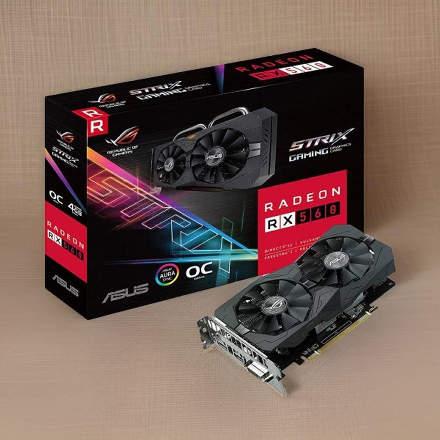 RADEON ASUS ROG Strix RX 560 V2 4GB GDDR5 videokártya