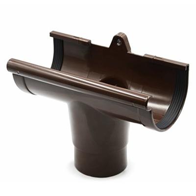 RainWay Ereszcsatorna betorkolló csonk, 90 mm, barna, PVC
