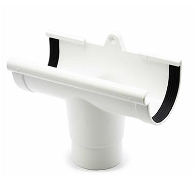 RainWay Ereszcsatorna betorkolló csonk, 90 mm, fehér, PVC