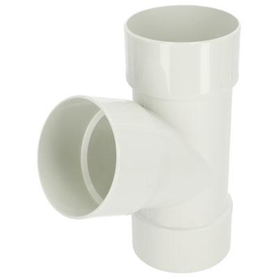RainWay Ereszcsatorna csőelágazás 67°, 75 mm, fehér, PVC
