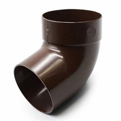 RainWay Ereszcsatorna csőkönyök 67°, 75 mm, barna, PVC