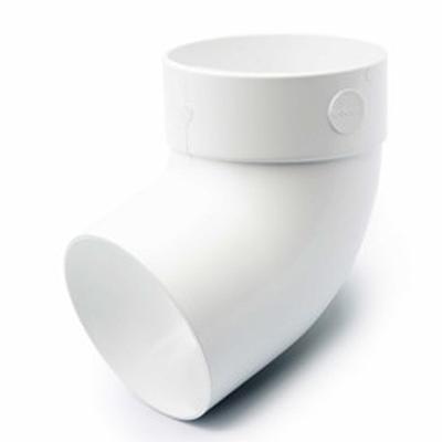 RainWay Ereszcsatorna csőkönyök 67°, 75 mm, fehér, PVC