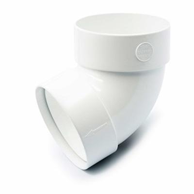 RainWay Ereszcsatorna csőkönyök 67°, dupla  toldóval, 100 mm, fehér, PVC