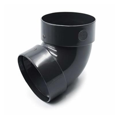RainWay Ereszcsatorna csőkönyök 67°, dupla toldóval, 75 mm, antracit, PVC