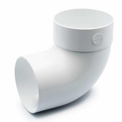 RainWay Ereszcsatorna csőkönyök 87°, 75 mm, fehér, PVC