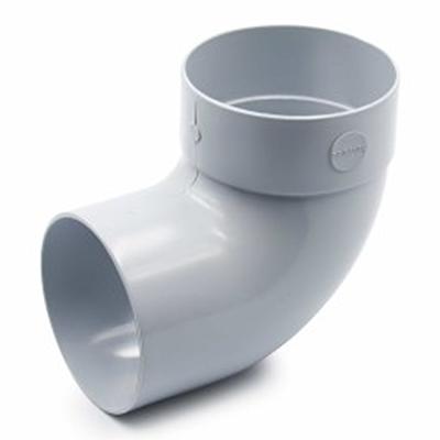RainWay Ereszcsatorna csőkönyök 87°, 75 mm, szürke, PVC
