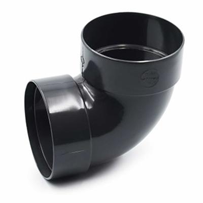 RainWay Ereszcsatorna csőkönyök 87°, dupla  toldóval, 100 mm, antracit, PVC