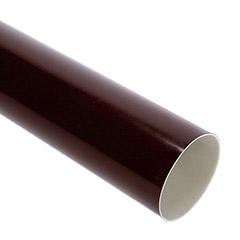 RainWay Ereszcsatorna lefolyócső, 75 mm, 2 méter, barna, PVC