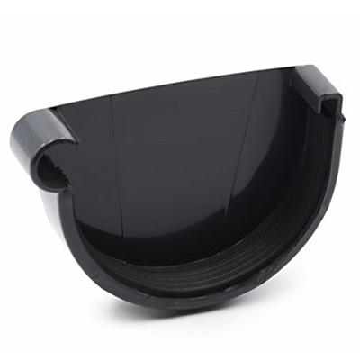 RainWay Ereszcsatorna lezáró elem, bal, 130 mm, antracit, PVC