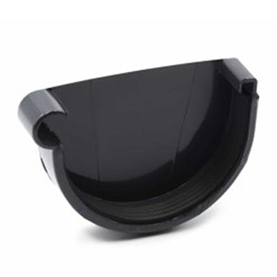 RainWay Ereszcsatorna lezáró elem, bal, 90 mm, antracit, PVC