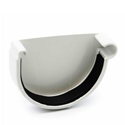 RainWay Ereszcsatorna lezáró elem, jobb, 90 mm, fehér, PVC