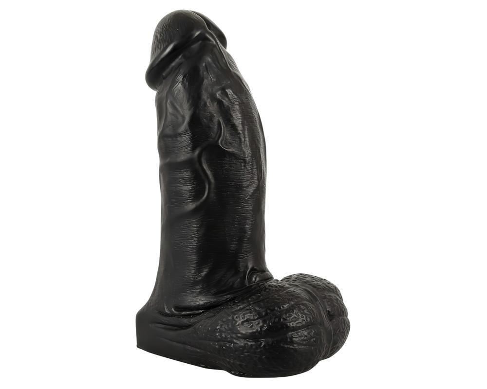 Realistixxx Real Giant - herés dildó - 22 cm (fekete)