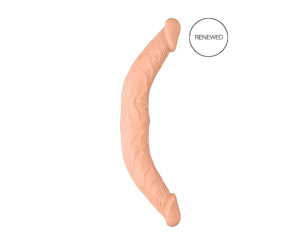 RealRock Double Dong 14 - dupla dildó (36cm) - natúr