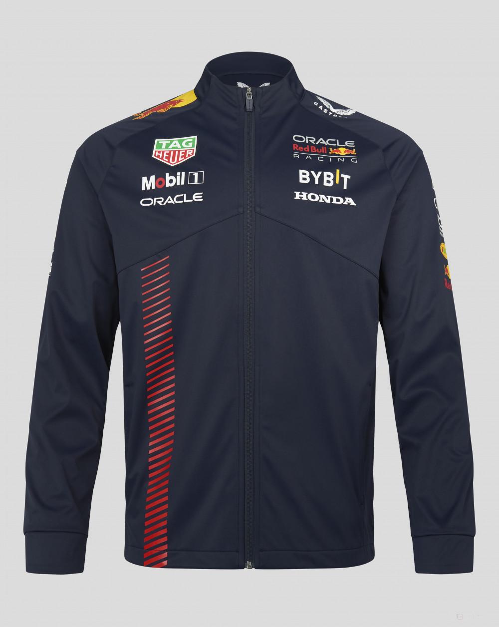 Red Bull Racing softshell kabát, csapat, kék, 2023