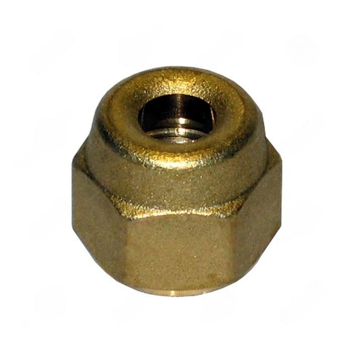 RÉZCSŐ HOLLANDER CASTEL (RÖGZÍTŐ ANYA) 1/2"-12 mm (3/8"-10 mm-es furattal) HTGREZ055