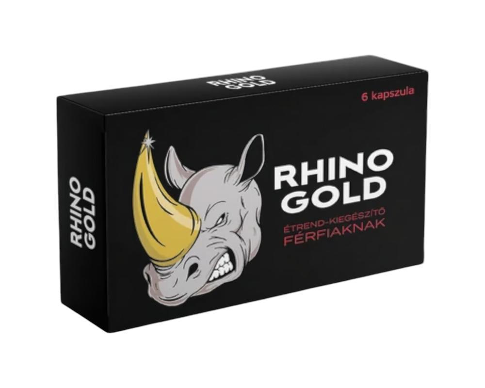 RHINO GOLD - természetes étrend kiegészítő férfiaknak (6db)