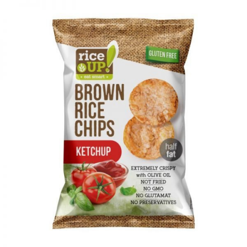 Rice up chips ketchup ízű 60g  : R3