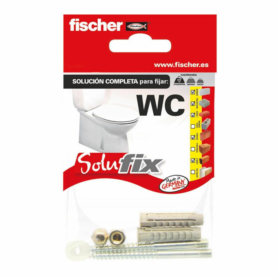 rögzítő készlet Fischer Solufix 502696 WC 6 Darabok