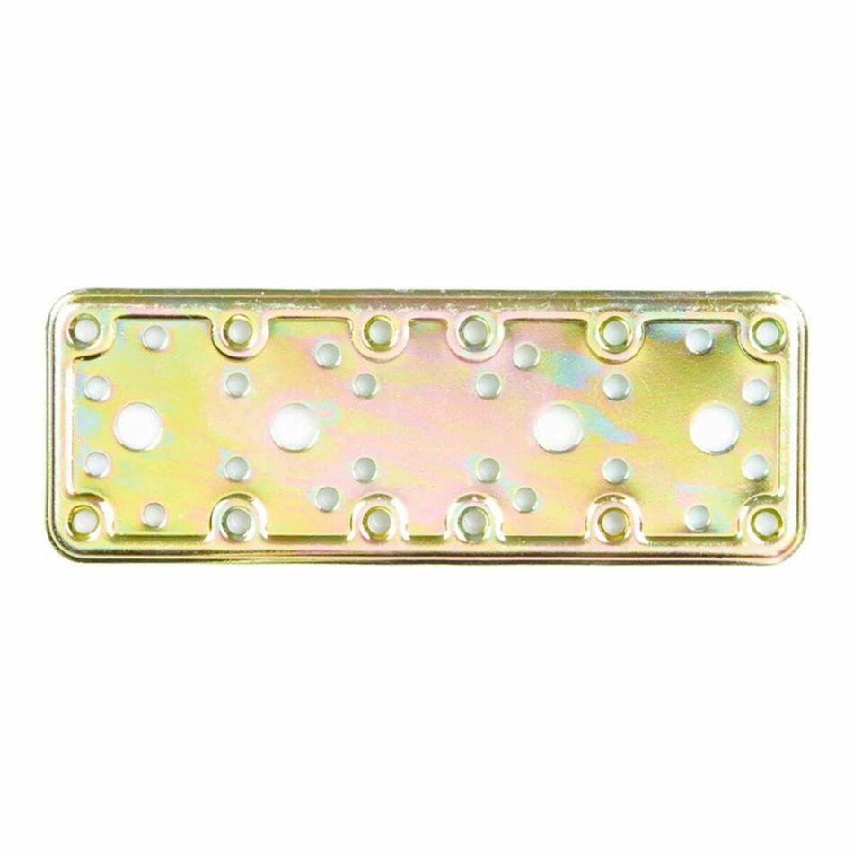Rögzítő lemez AMIG 501-12122 Bikromát Aranysàrga Acél (185 x 65 mm)