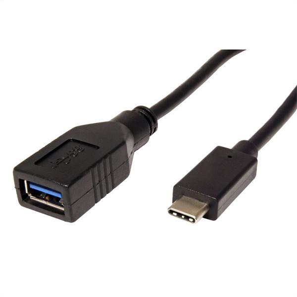 ROLINE Adapter USB 3.2 Gen 1 C - A, OTG, M/F, 0,15m