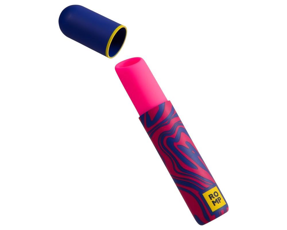 ROMP Lipstick - akkus léghullámos csiklóizgató (pink)