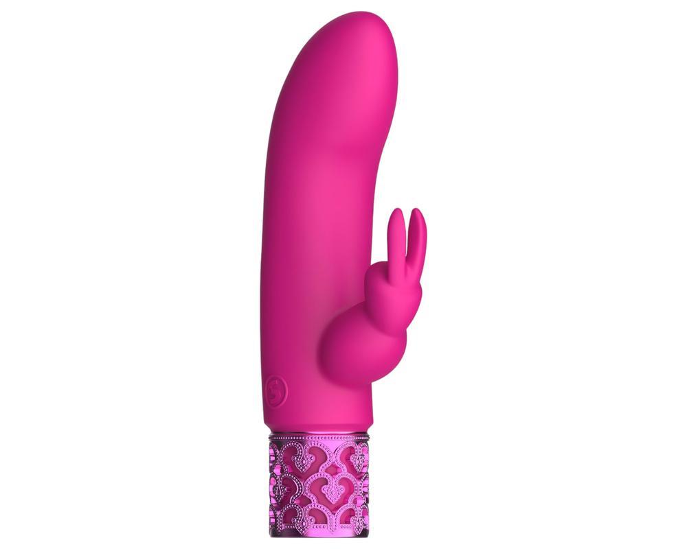 Royal Gems Dazzling - akkus csiklókaros vibrátor (pink)