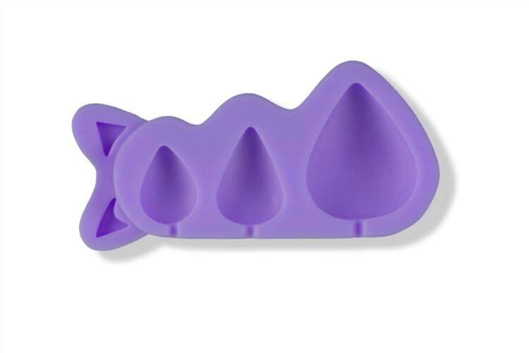 Rózsabimbók szilikon fondant formázó