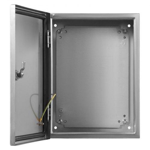 Rozsdamentes Acél Elektromos Doboz IP66 406x305x152 mm