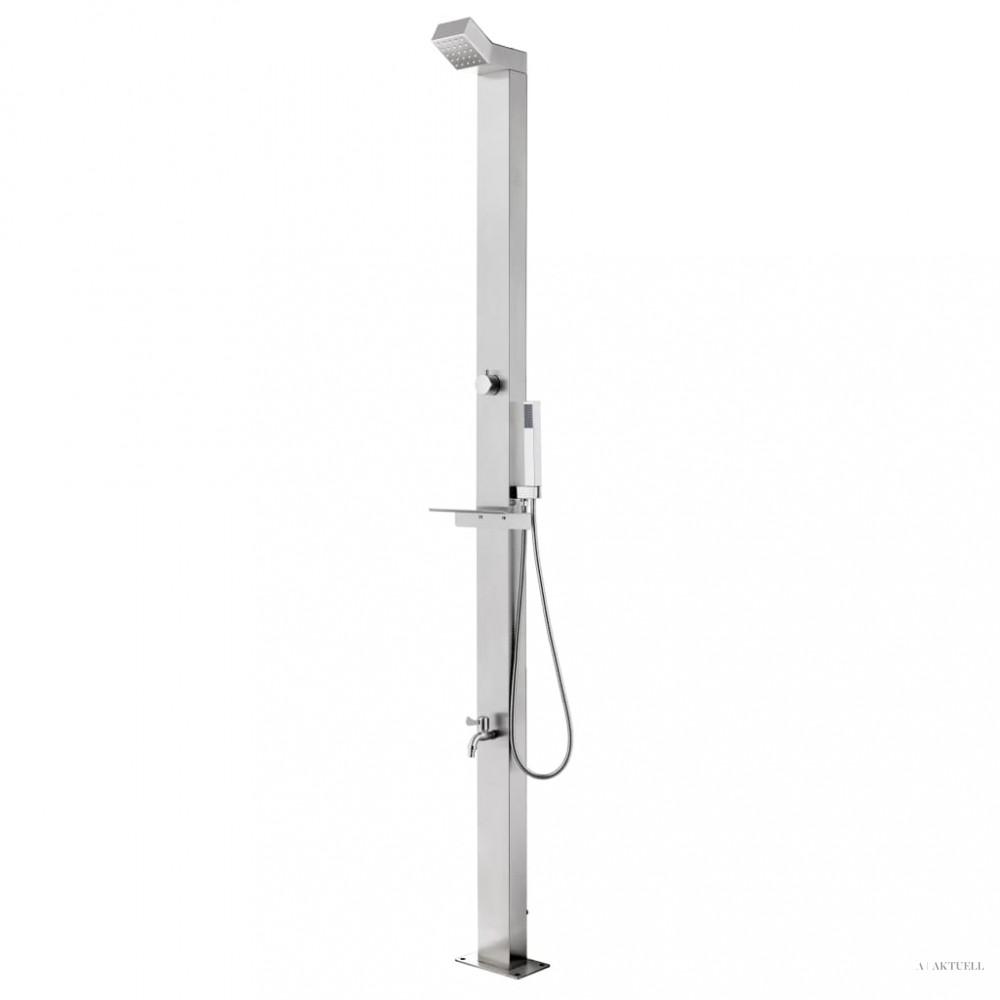 Rozsdamentes acél kerti zuhany 220 cm