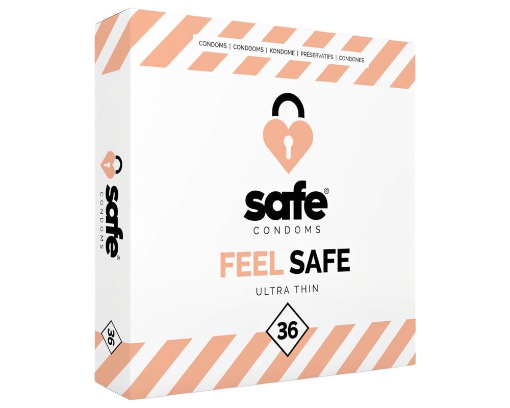 SAFE Feel Safe - vékony óvszer (36db)