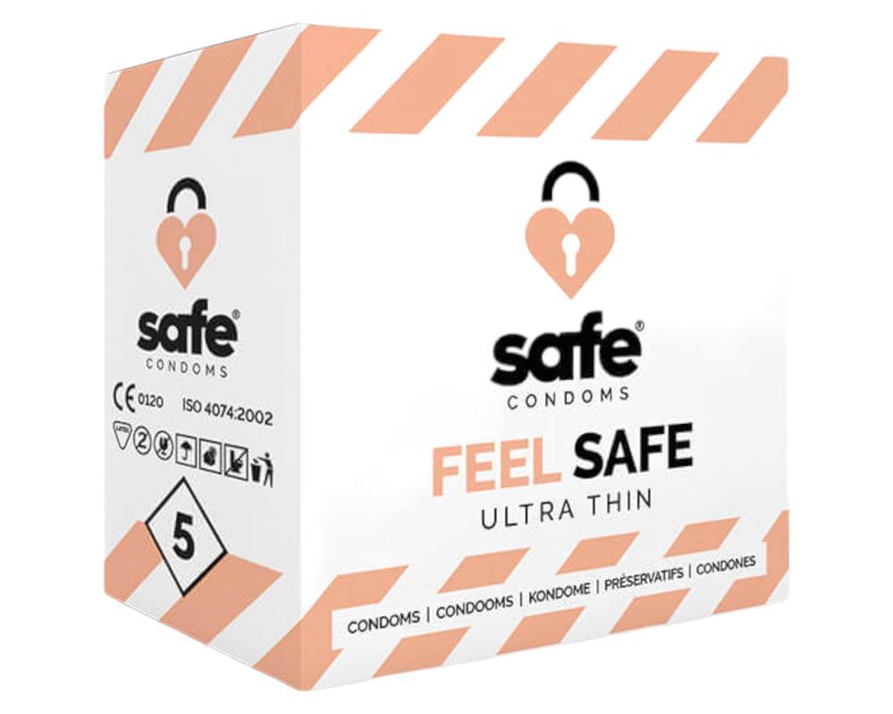 SAFE Feel Safe - vékony óvszer (5db)