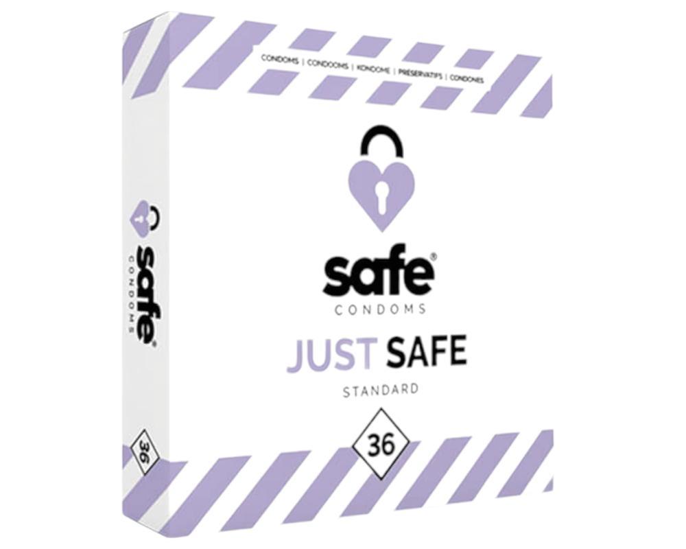 SAFE Just Safe - standard óvszer - vanília (36db)