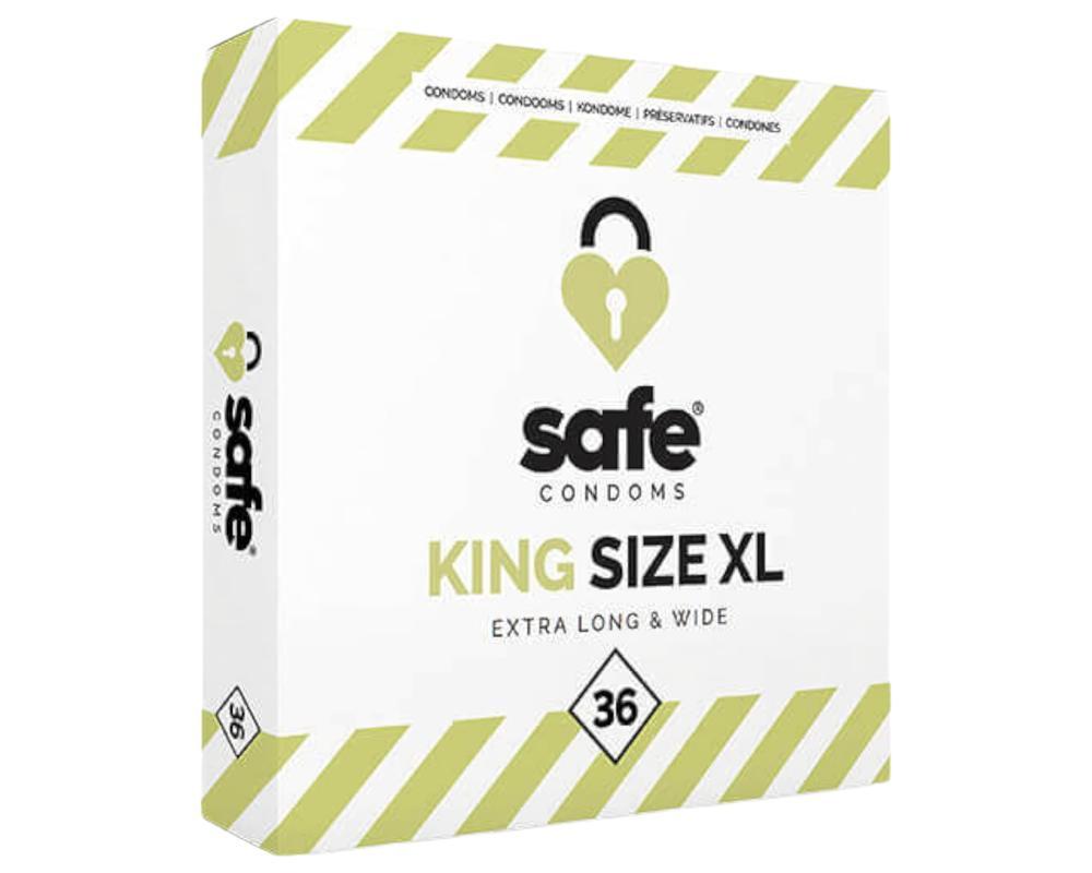 SAFE King Size XL - extra nagy óvszer (36db)