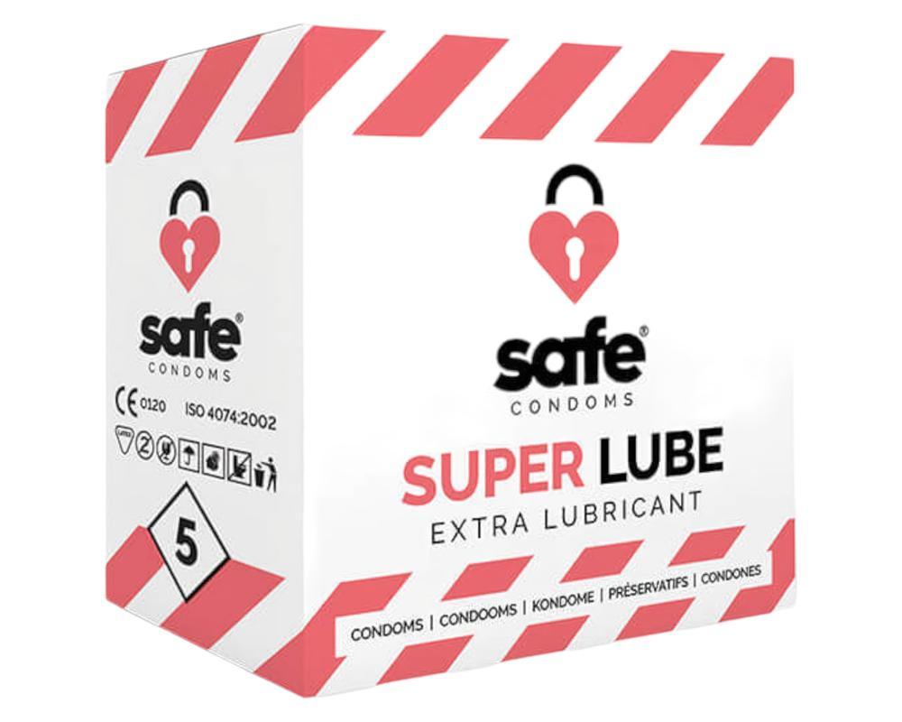SAFE Super Lube - extra síkos óvszer (5db)