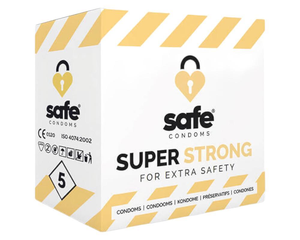 SAFE Super Strong - extra erős óvszer (5db)