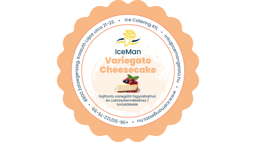 Sajttorta variegato paszta IceMan 200 g