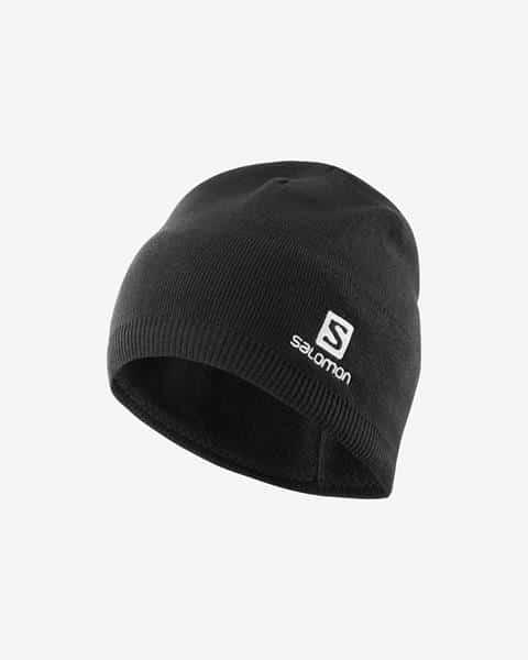 SALOMON BEANIE bélelt téli sapka - Fekete