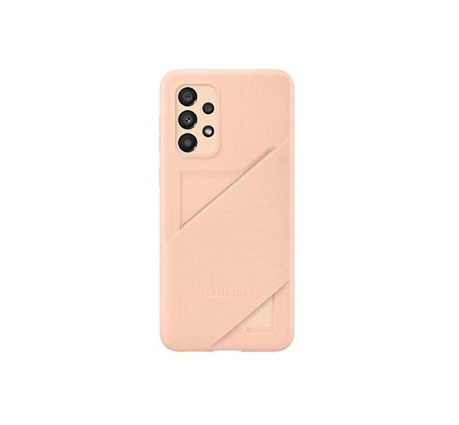 Samsung Galaxy A33 5G Card Slot, gyári tok, barack, EF-OA336TP