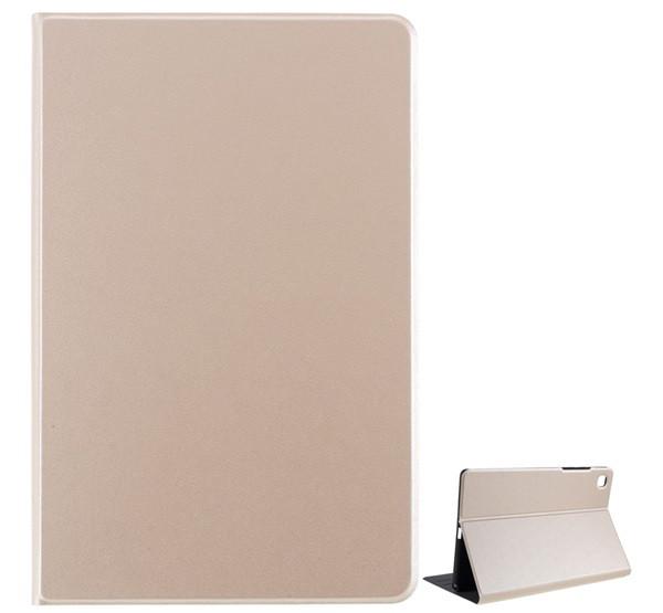 Samsung Tab A7 10.4 (2022) WIFI SM-T503 / Tab A7 10.4 (2020) LTE SM-T505 / Tab A7 10.4 (2020) WIFI SM-T500 Flip tok álló, bőr hatású ARANY