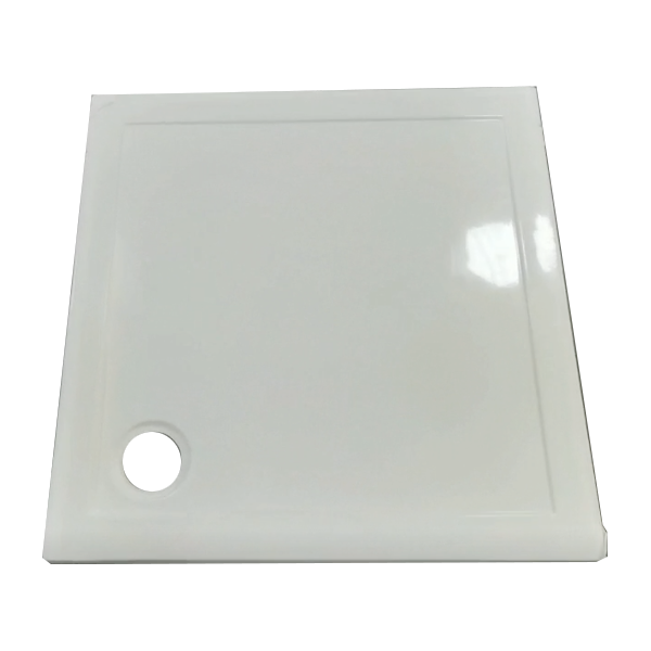SANIMIX ZUHANYTÁLCA AKRIL 90X90X5CM SZÖGLETES