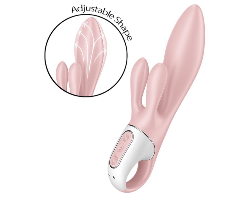 Satisfyer Air Pump Bunny 3 - pumpálható vibrátor (pink)