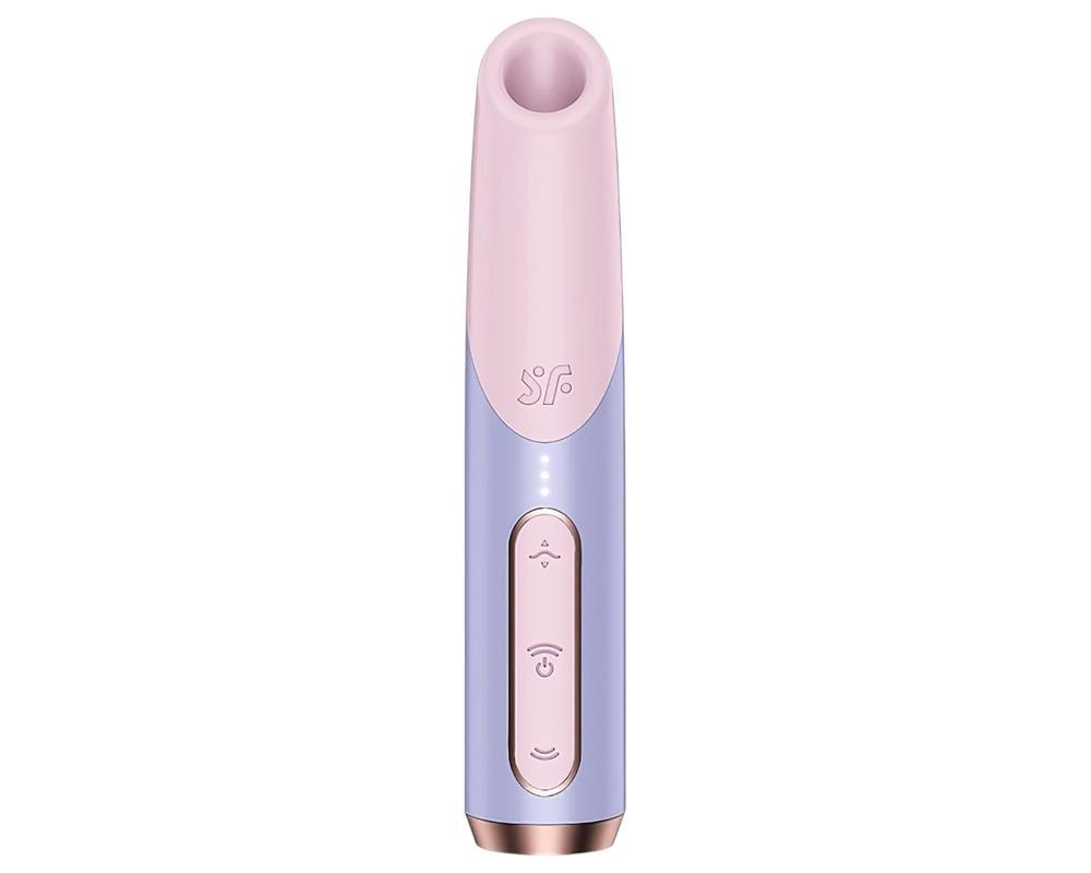 Satisfyer Bold Kiss - léghullámos rúzs vibrátor (rózsaszín)