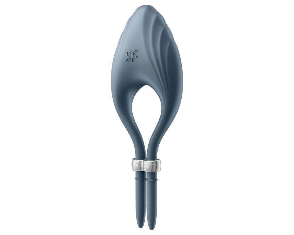 Satisfyer Duelist - akkus vibrációs péniszgyűrű (szürke)
