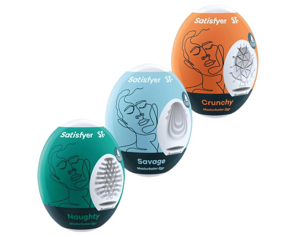 Satisfyer Egg NSC - tojás maszturbátor szett (3db)