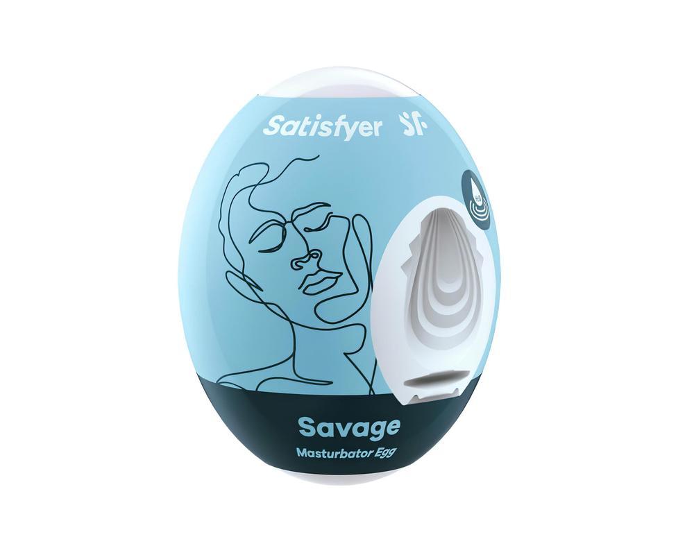 Satisfyer Egg Savage - tojás maszturbátor (1db)