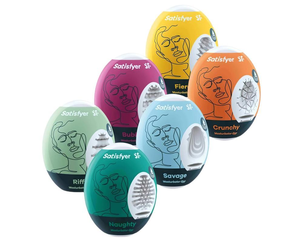 Satisfyer Egg Set - tojás maszturbátor szett (6db)