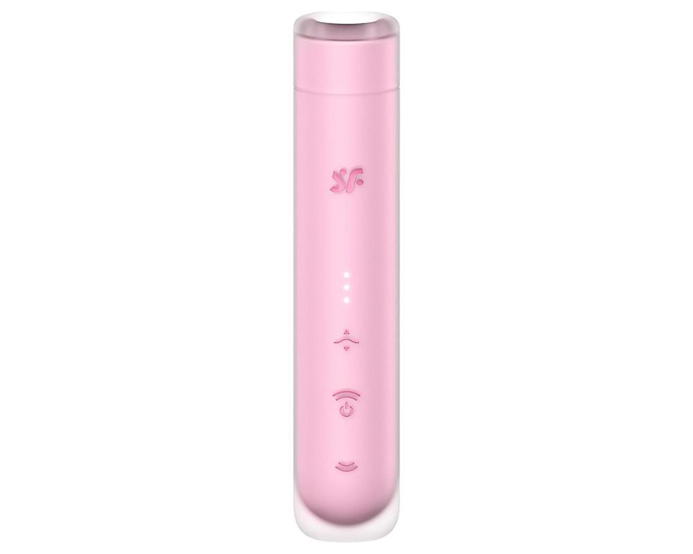 Satisfyer First Kiss - léghullámos csiklóizgató (piros)