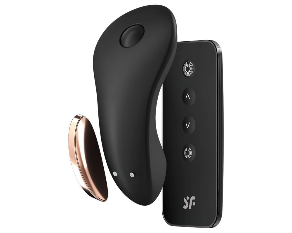 Satisfyer Little Secret - okos vízálló csikló vibrátor (fekete)